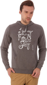Campus Sutra Full Sleeve Solid Men Sweatshirt