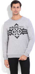 Adidas Full Sleeve Printed Men's Sweatshirt