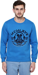 British Cross Full Sleeve Printed Men's Sweatshirt
