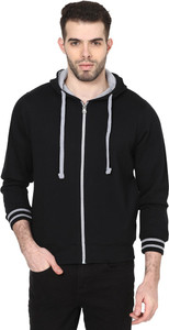 British Cross Full Sleeve Solid Men's Sweatshirt