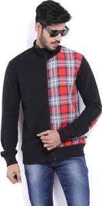 United Colors of Benetton Full Sleeve Checkered Men's Sweatshirt