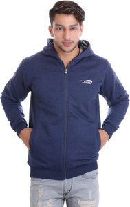 Aubert Liano Full Sleeve Solid Men's Reversible Sweatshirt