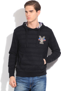 U.S. Polo Assn. Full Sleeve Striped Men's Sweatshirt