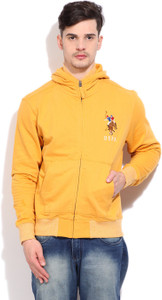 U.S. Polo Assn. Full Sleeve Solid Men's Sweatshirt