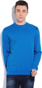 Reebok Full Sleeve Solid Men's Sweatshirt