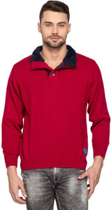 Spykar Full Sleeve Solid Men's Sweatshirt