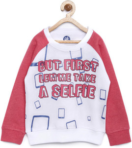 Yk Full Sleeve Printed Girl's Sweatshirt