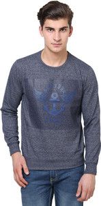 British Cross Full Sleeve Printed Men's Sweatshirt