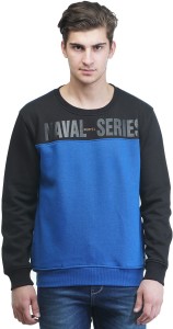 Griffel Full Sleeve Self Design Men's Sweatshirt