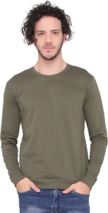 LUCfashion Full Sleeve Self Design Men's Sweatshirt
