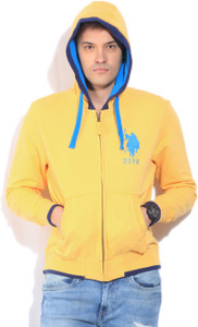 U.S. Polo Assn. Full Sleeve Solid Men's Sweatshirt