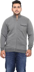 John Pride Full Sleeve Solid Men's Sweatshirt
