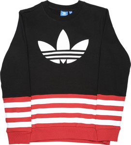 boys white adidas sweatshirt