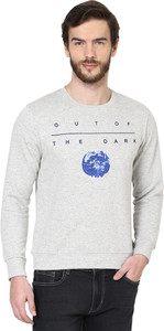 British Cross Full Sleeve Solid Men's Sweatshirt