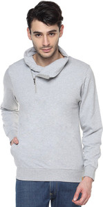Campus Sutra Full Sleeve Solid Men Sweatshirt