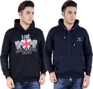 Hardys Full Sleeve Solid Men's Sweatshirt