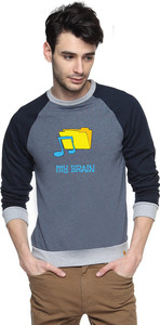 Campus Sutra Full Sleeve Printed Men Sweatshirt