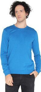 LUCfashion Full Sleeve Self Design Men's Sweatshirt