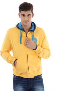 U.S. Polo Assn. Full Sleeve Solid Men's Sweatshirt