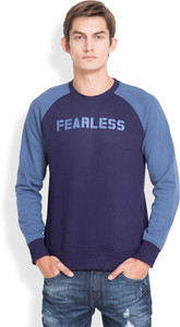 Locomotive Full Sleeve Solid Men's Sweatshirt