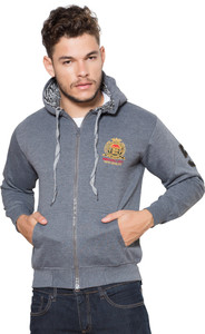 Alan Jones Full Sleeve Solid Men's Sweatshirt