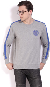 John Players Full Sleeve Solid Men's Sweatshirt