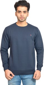 Aubert Liano Full Sleeve Solid Men's Sweatshirt