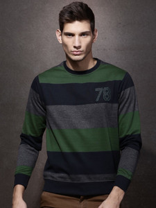 Roadster Full Sleeve Striped Men s 