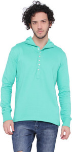 LUCfashion Full Sleeve Self Design Men's Sweatshirt