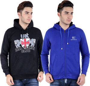 Hardys Full Sleeve Solid Men's Sweatshirt