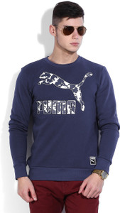 Puma Full Sleeve Printed Men's Sweatshirt