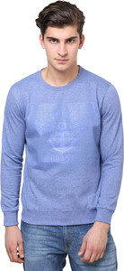 British Cross Full Sleeve Printed Men's Sweatshirt