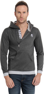 Zsolt Full Sleeve Solid Men's Sweatshirt