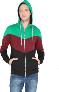 LUCfashion Full Sleeve Self Design Men's Sweatshirt