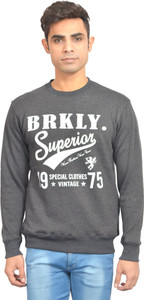 Griffel Full Sleeve Printed Men's Sweatshirt