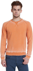 Breakbounce Full Sleeve Solid Men's Sweatshirt