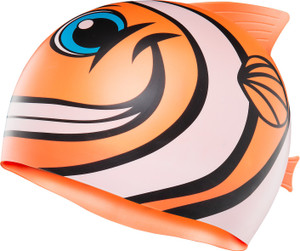 TYR Happy Fish Swim Silicone Swimming Cap