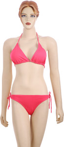 AayanBaby Triangle Cup Bikini Solid Women's Swimsuit