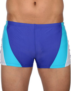 AquaChamp AquaChamp Swimwear - Export Quality - Blue Swim Trunk for Men/Boys - 1706 Solid Men's Swimsuit