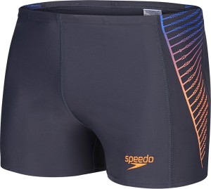Speedo Colour Blend Placement Panel Aquashort Graphic Print Men's Swimsuit