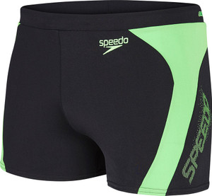 Speedo Logo Graphic Splice Aquashort Graphic Print Men's Swimsuit