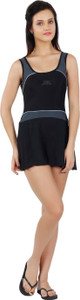 Aquamagica Scoop Neck Sleeveless Swimsuit Solid Women's Swimsuit