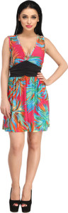 N-Gal Halter Printed Colored Beach Wear Dress Printed Women's Swimsuit