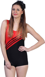 Fascinating Slanted Stripes Printed Women's Swimsuit