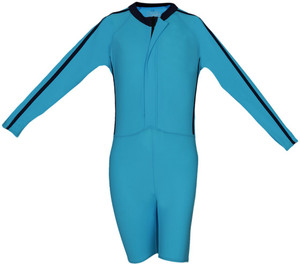 Aquamagica Kids Knee Length Rash Suit Solid Boys Swimsuit