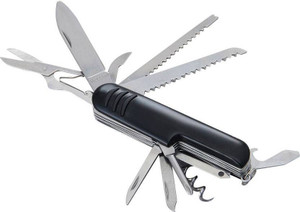 Toolbro Prime Black purpose 11 Function Multi Utility Swiss Knife