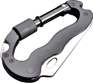 Adraxx Multifunctional Camping Hanging Buckle 5 Function Multi Utility Swiss Knife