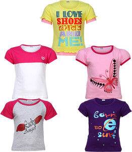 Gkidz Girls Printed T Shirt