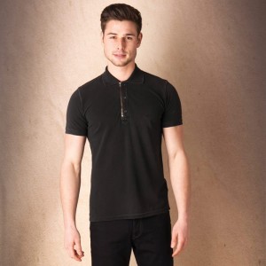DIESEL Solid Men Polo Neck Black T-Shirt - Buy DIESEL Solid Polo Neck Black T-Shirt Online Best Prices in | Flipkart.com