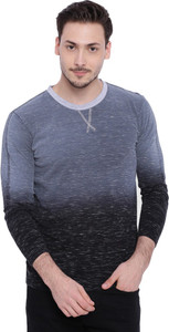 Campus Sutra Solid Men Round Neck Multicolor T-Shirt